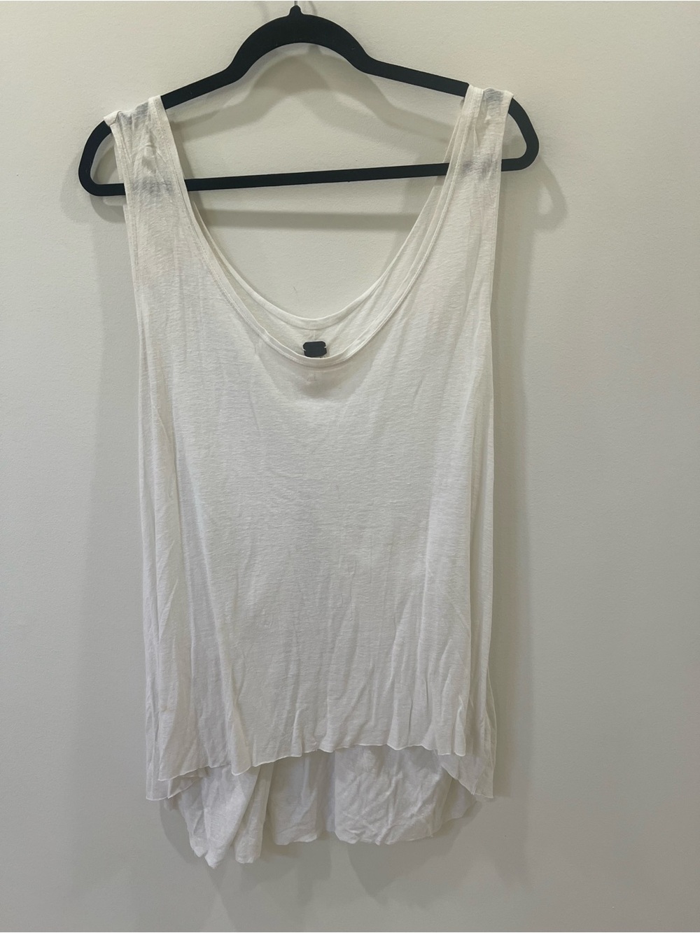 We The Free Cream Scoop Neck Layered Tank Top